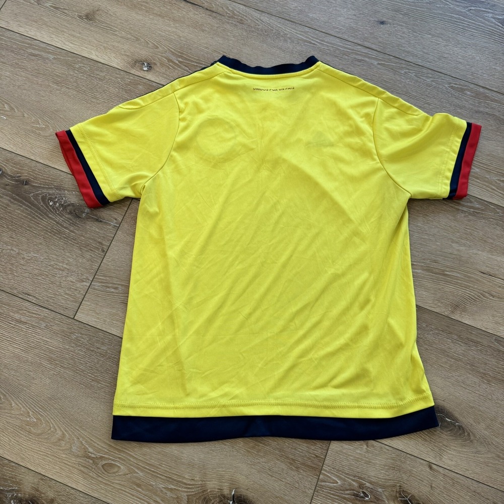 Adidas Columbia Soccer Jersey Mens M Yellow Futbol Home Stadium Shirt - Picture 2 of 10